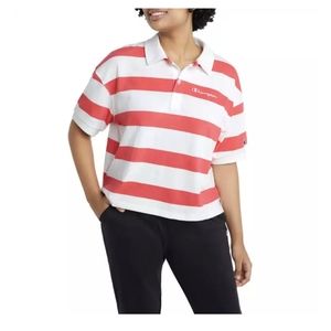 Champion Striped Jersey Polo